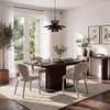 STUHL ANEA - Hellgrau/Pinienfarben, MODERN, Holz/Textil (52/79/55,5cm) - Bessagi Home