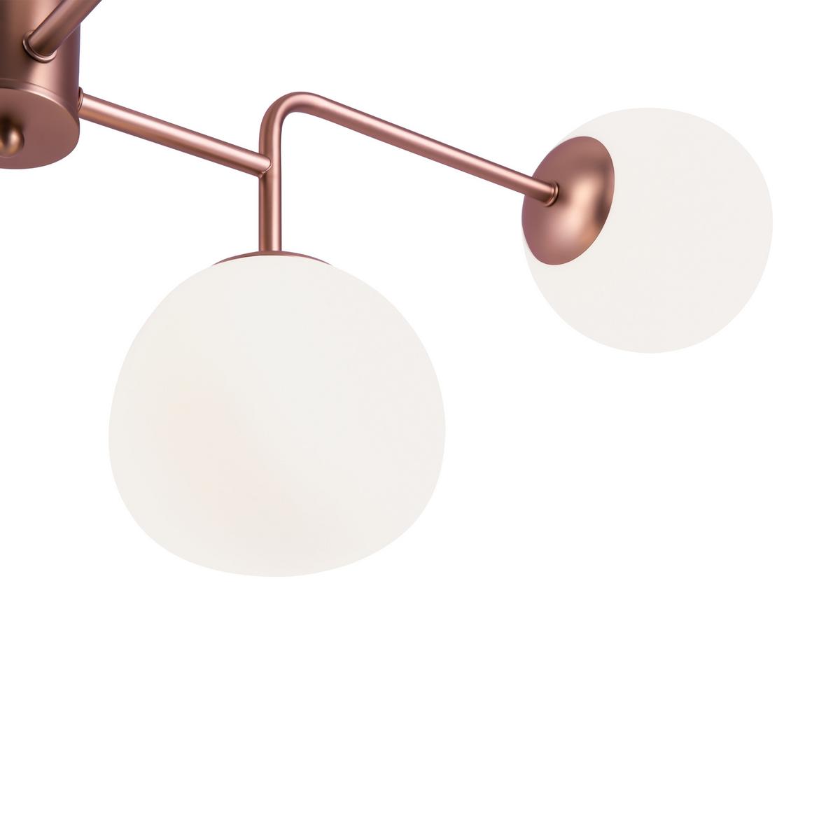 Kronleuchter Erich Messingfarben max. 40 Watt - Messingfarben, Trend, Glas/Metall (96/26,5/57cm) - MAYTONI