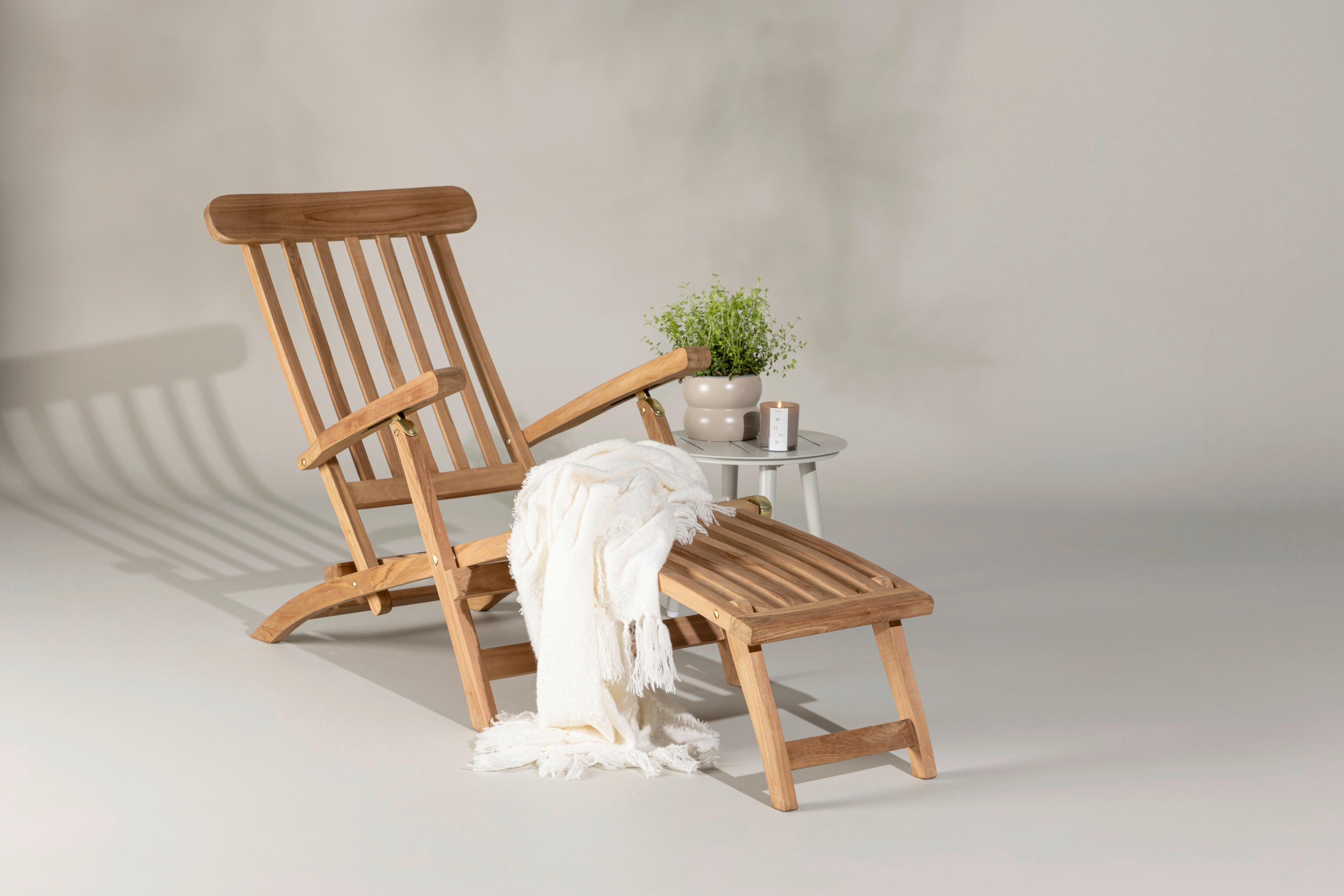 Sonnenliege Kenya ca. 60x95x150 cm Teakholz - KONVENTIONELL (60/95/150cm) - Gardenson