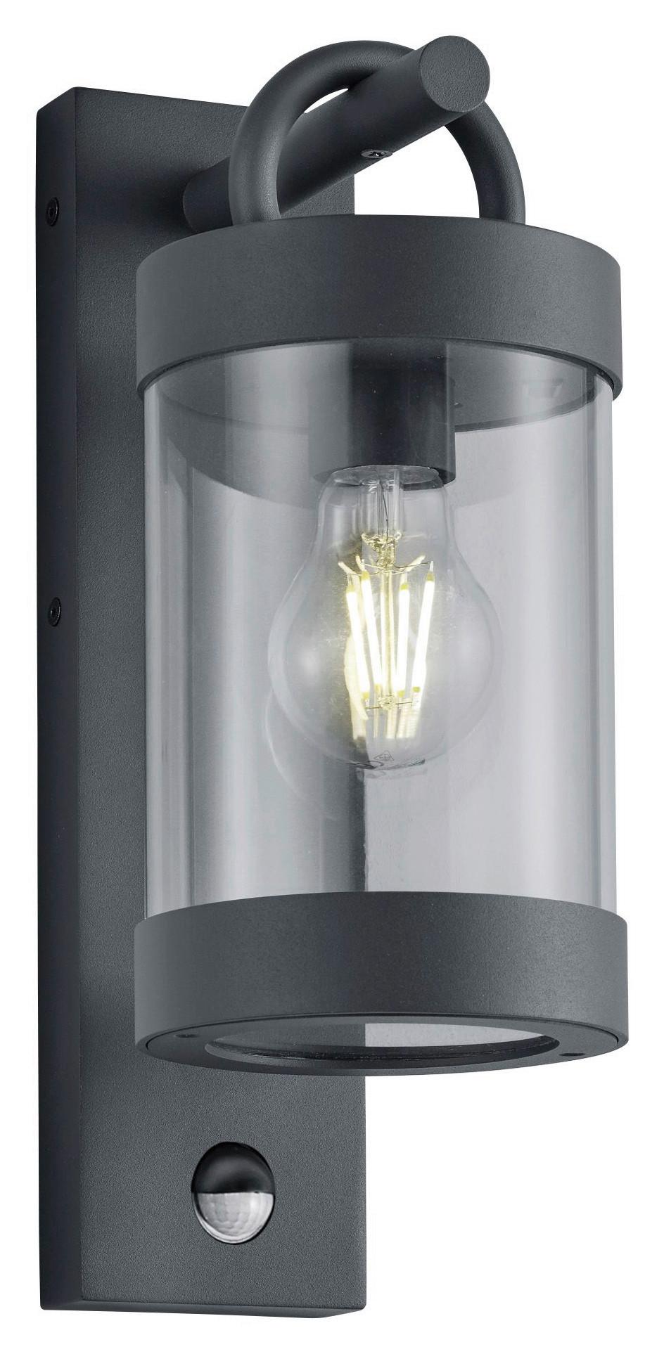 Außenwandleuchte Sambesi in Anthrazit max. 28 Watt - Anthrazit, Basics, Metall (12,5/33/18,6cm) - Trio Leuchten