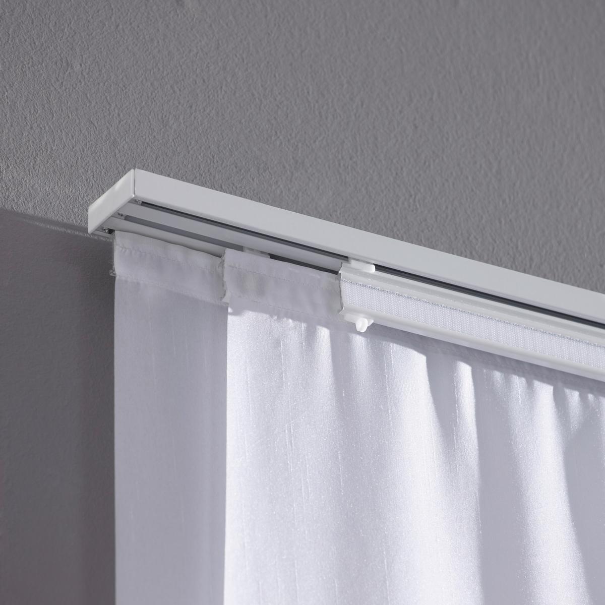 SZYNA DO ZASŁON PANELOWYCH 90000-005 3-CZĘŚCIOWY  ZESTAW - biały, Design, metal (160cm) - Homeware