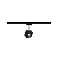 LED-Deckenleuchte Urail Spot Cube max. 8 Watt - Chromfarben/Schwarz, Design, Kunststoff/Metall (7,7/16,5/4,7cm) - Paulmann
