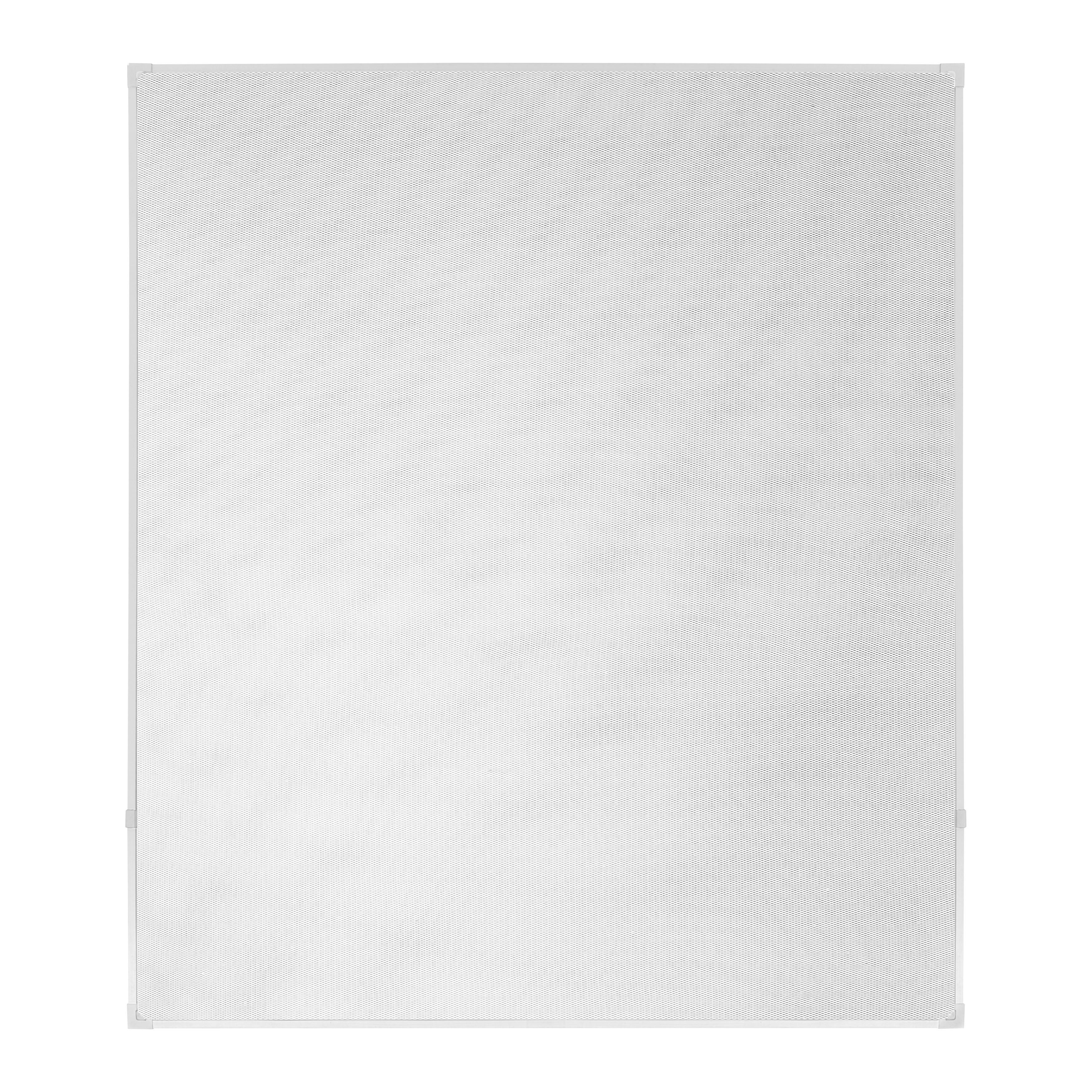 Insektenschutzfenster Magnetfenster Weiß - Weiß, Textil (130/150cm) - Mömax