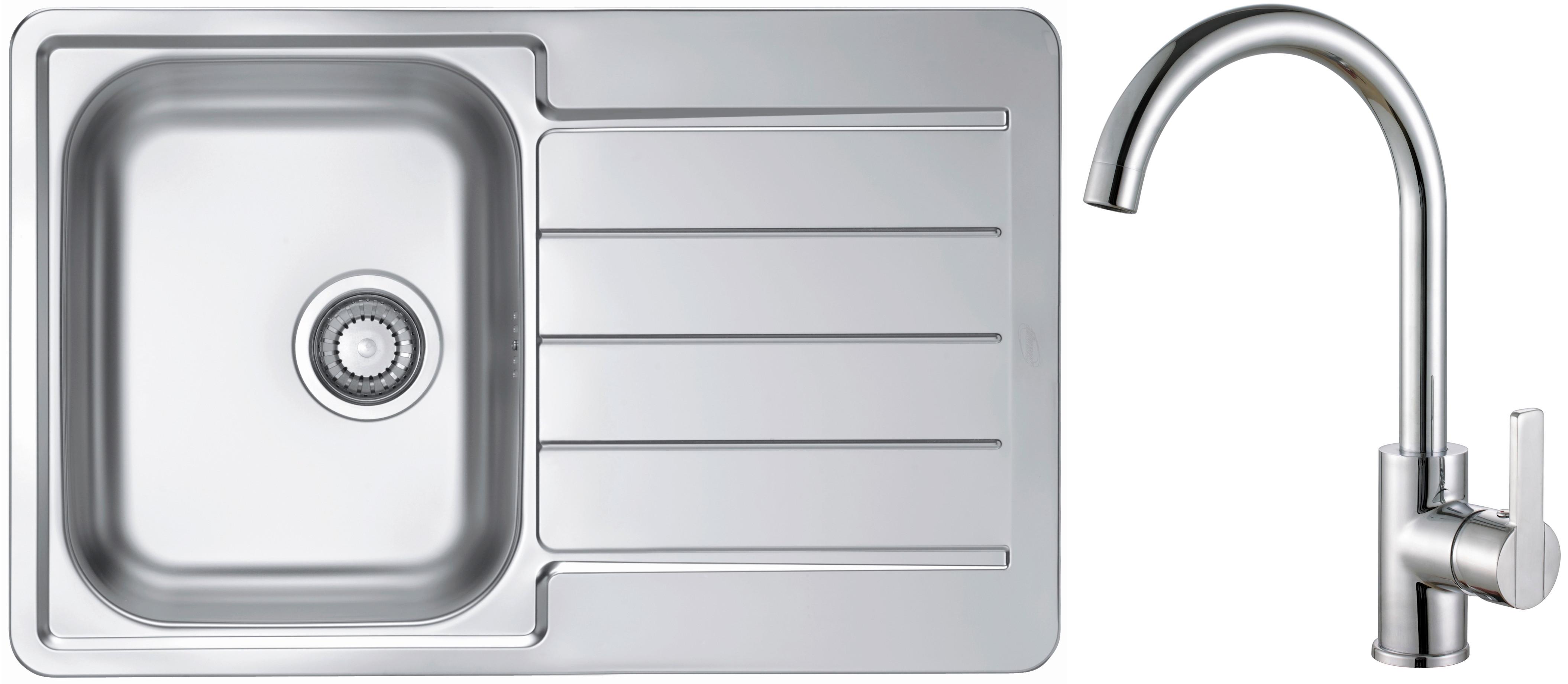 Set Sudopera I Slavine Line 80 + Tonia Chr - boje kroma, Konvencionalno, metal (79/50cm)