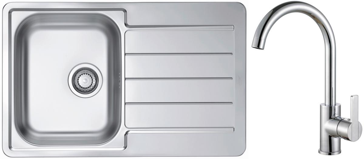 Set Sudopera I Slavine Line 80 + Tonia Chr - boje kroma, Konvencionalno, metal (79/50cm)