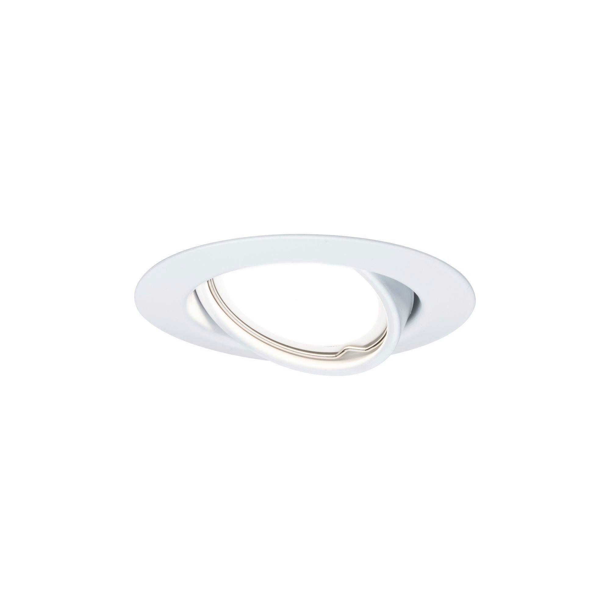 Deckenstrahleer EBL Base in Weiß max. 5 Watt - Weiß, Design, Metall (9/9/7,5cm) - Paulmann