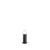 Wegleuchte Hoosic in Weiß/Anthrazit max. 28 Watt - Anthrazit/Weiß, Natur, Kunststoff/Metall (12/30cm) - Trio Leuchten