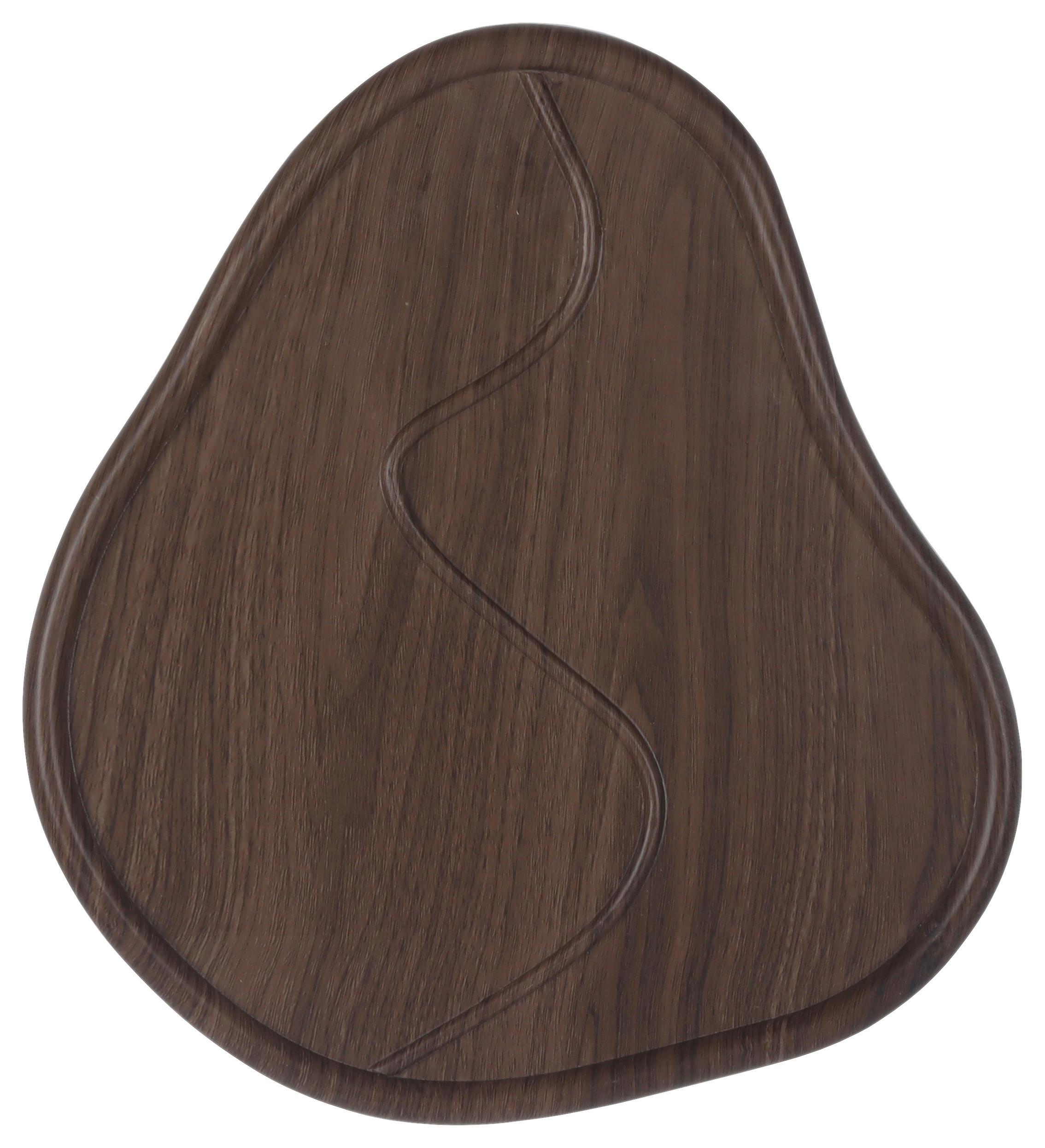 Wanddeko Aron Braun - Braun, Holz (28/1,5/31,2cm) - Mömax