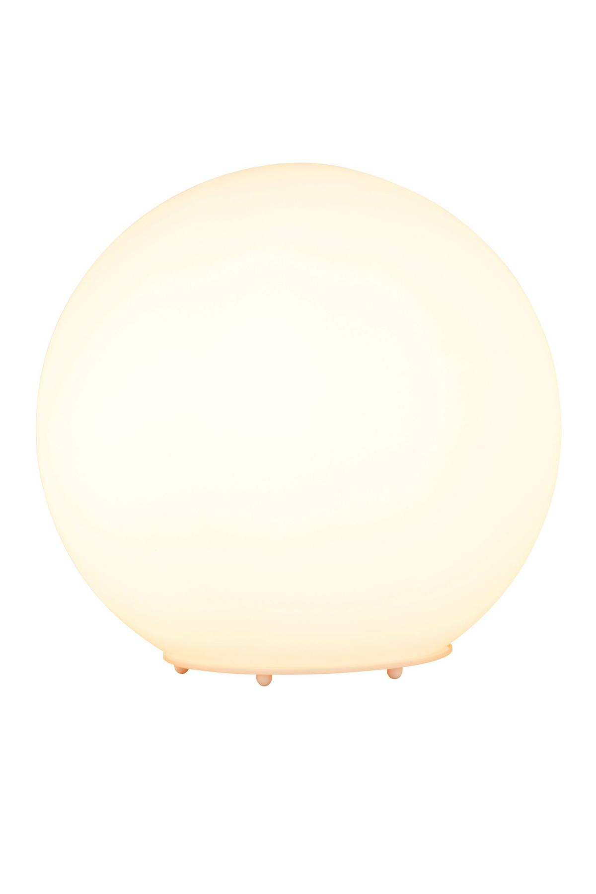 LAMPA STOŁOWA OAKLAND *SBN* - biały, Basics, tworzywo sztuczne/szkło (20cm) - Novel