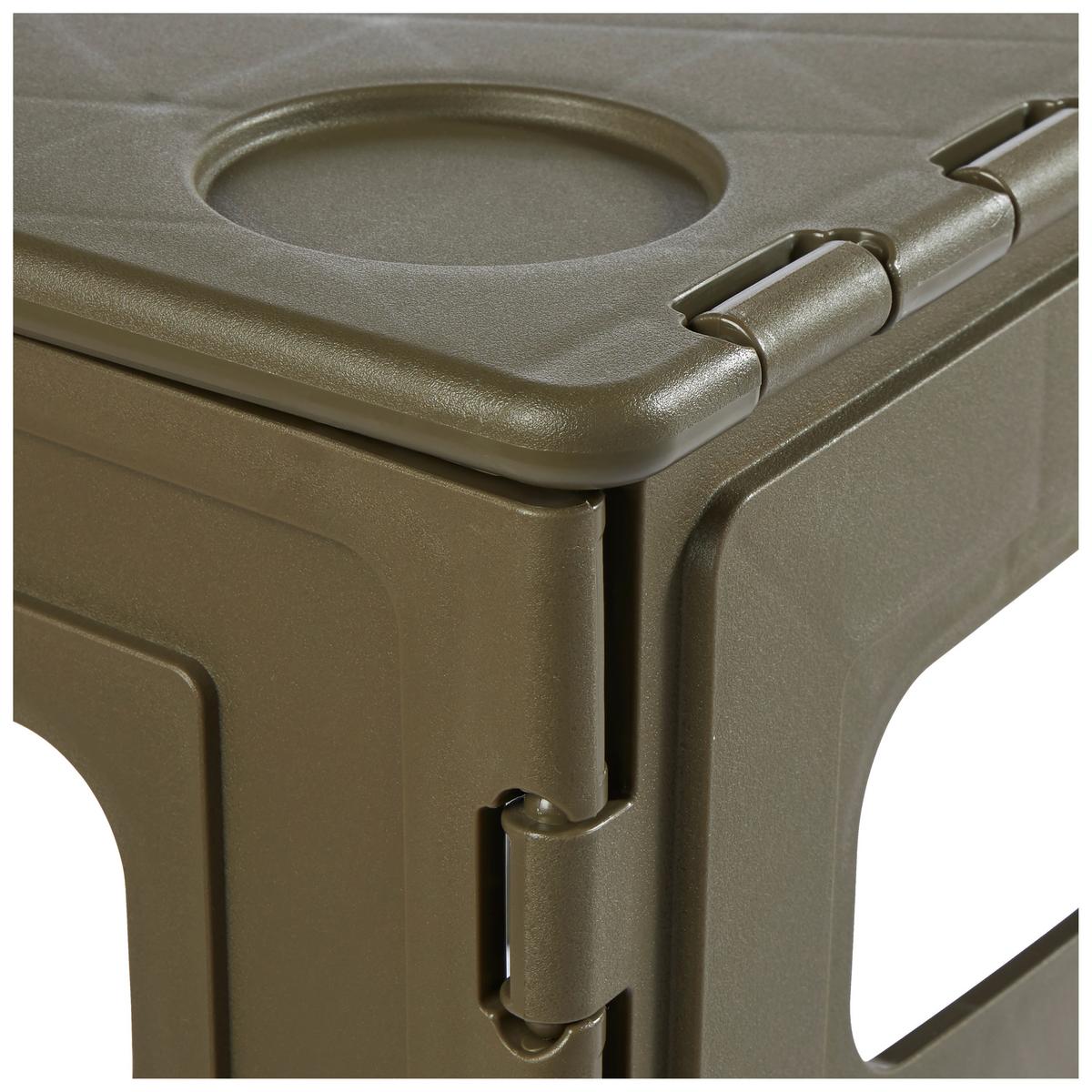 Campingtisch Timo Olivgrün - Olivgrün, KONVENTIONELL, Kunststoff (70/45/55cm)
