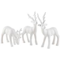 Dekor Szarvas Tara I - fehér, Modern, kerámia (11,8/8,7/4,8cm) - Modern Living