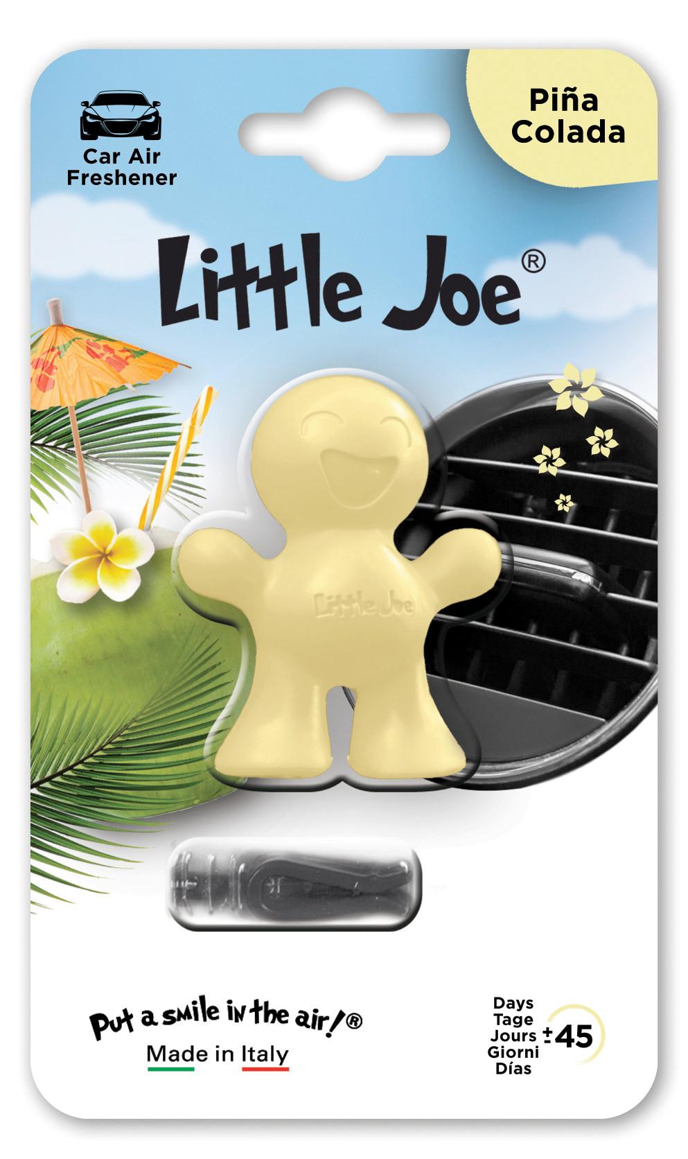Autóillatosító Little Joe Pina Colada - világossárga, műanyag (2.6/14.5/8.5cm)