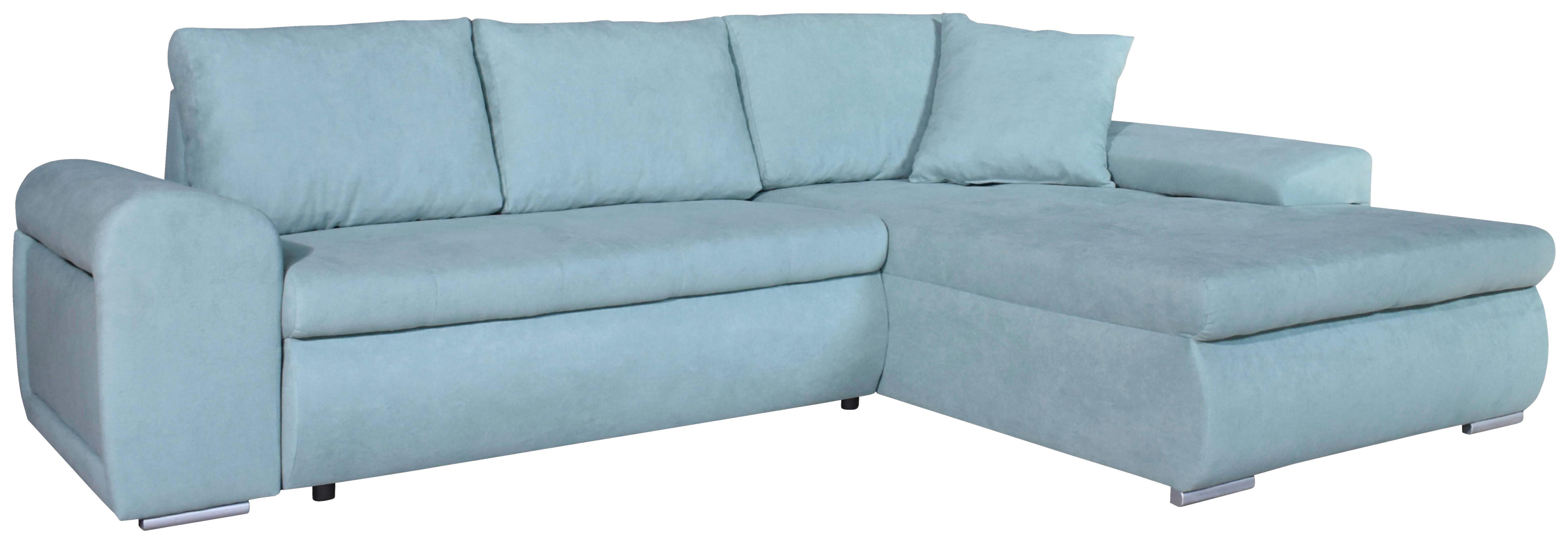 Coltar YANG - verde mentă, Modern, lemn/metal (270/85/185cm)