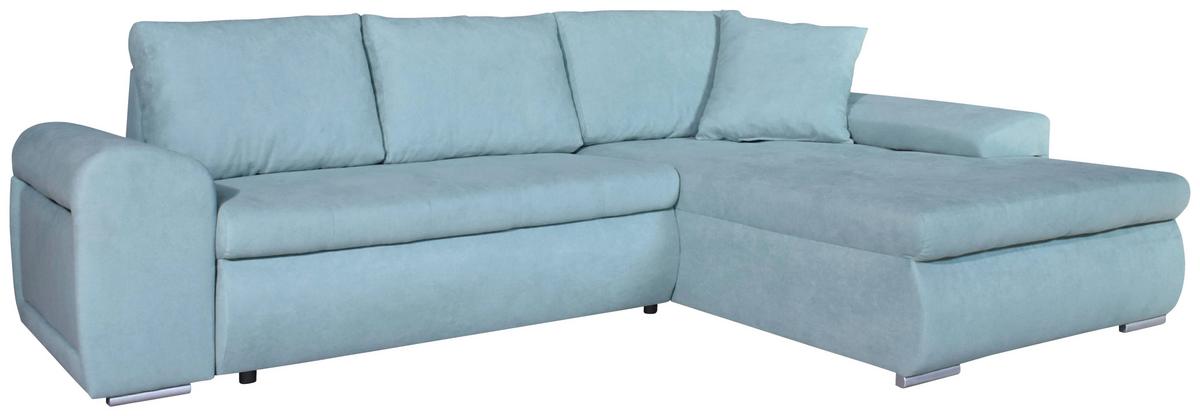 Coltar YANG - verde mentă, Modern, lemn/metal (270/85/185cm)