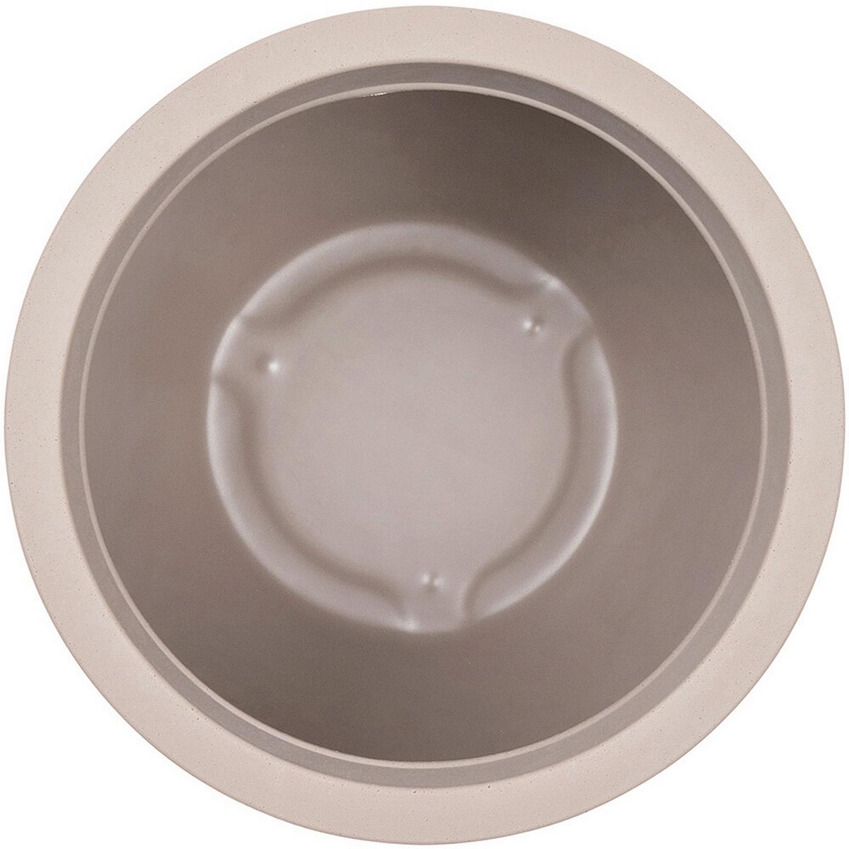 Pflanzentopf Taupe - Taupe, Basics, Kunststoff (50/38,5cm) - Siena Garden