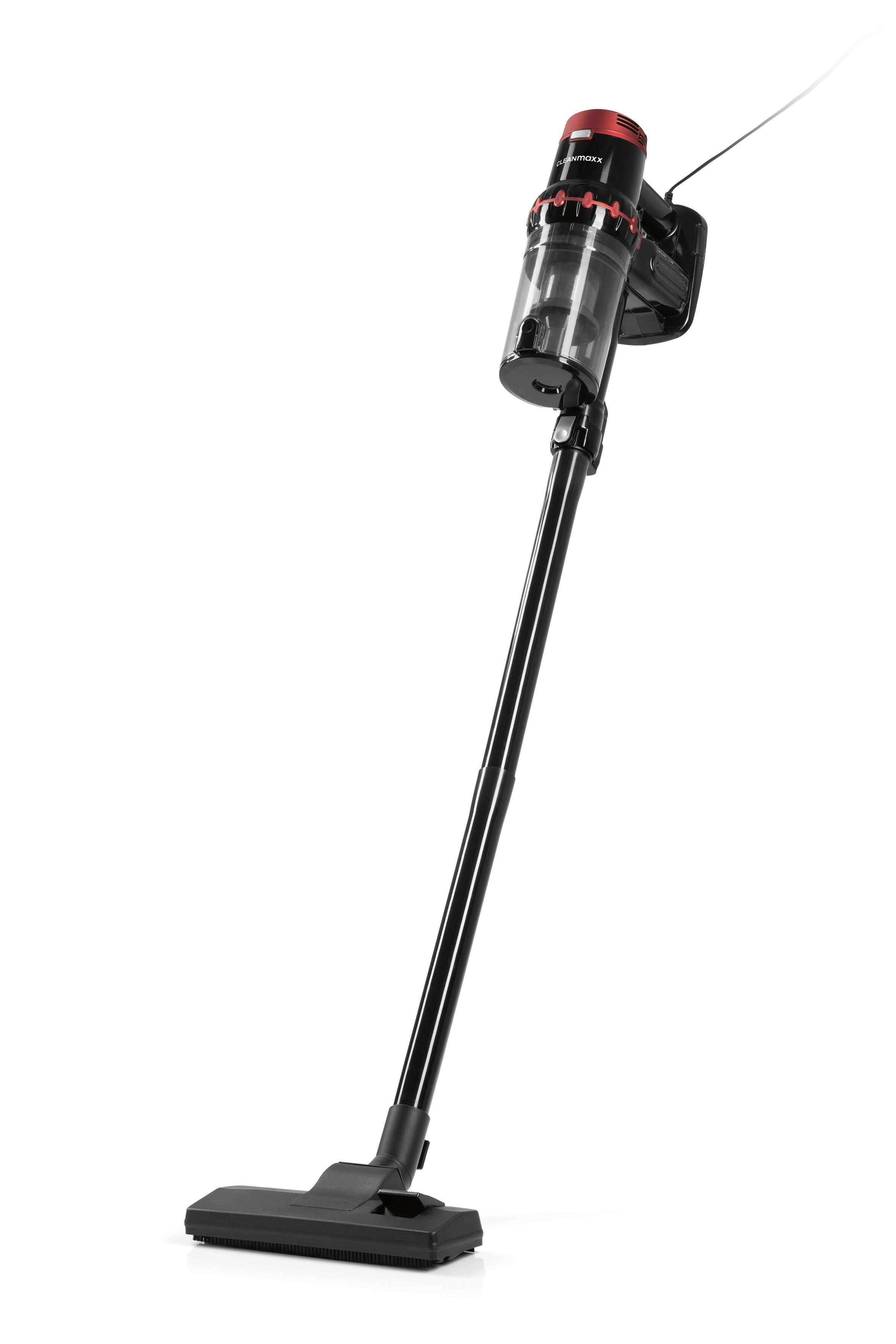 Zyklonstaubsauger Cleanmaxx Rot/Schwarz max. 400 Watt - Rot/Schwarz, MODERN, Kunststoff (23/20/110cm)