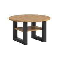 COUCHTISCH SEATTLE - Eiche Artisan/Grau, Design, Holzwerkstoff (75/42/75cm) - Livetastic