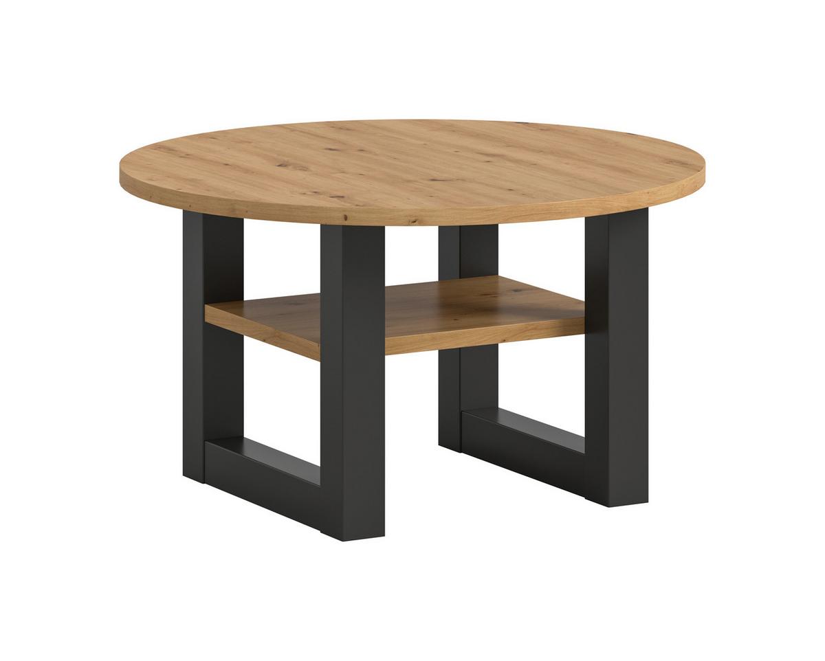 COUCHTISCH SEATTLE - Eiche Artisan/Grau, Design, Holzwerkstoff (75/42/75cm) - Livetastic