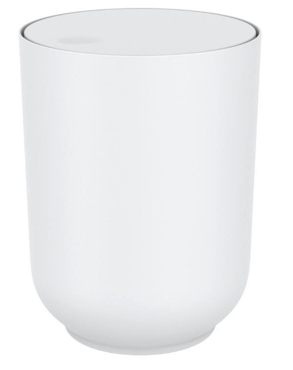 Kosmetikeimer Naime in Weiss - Weiss, Modern, Kunststoff (19,05/25,4cm) - Premium Living