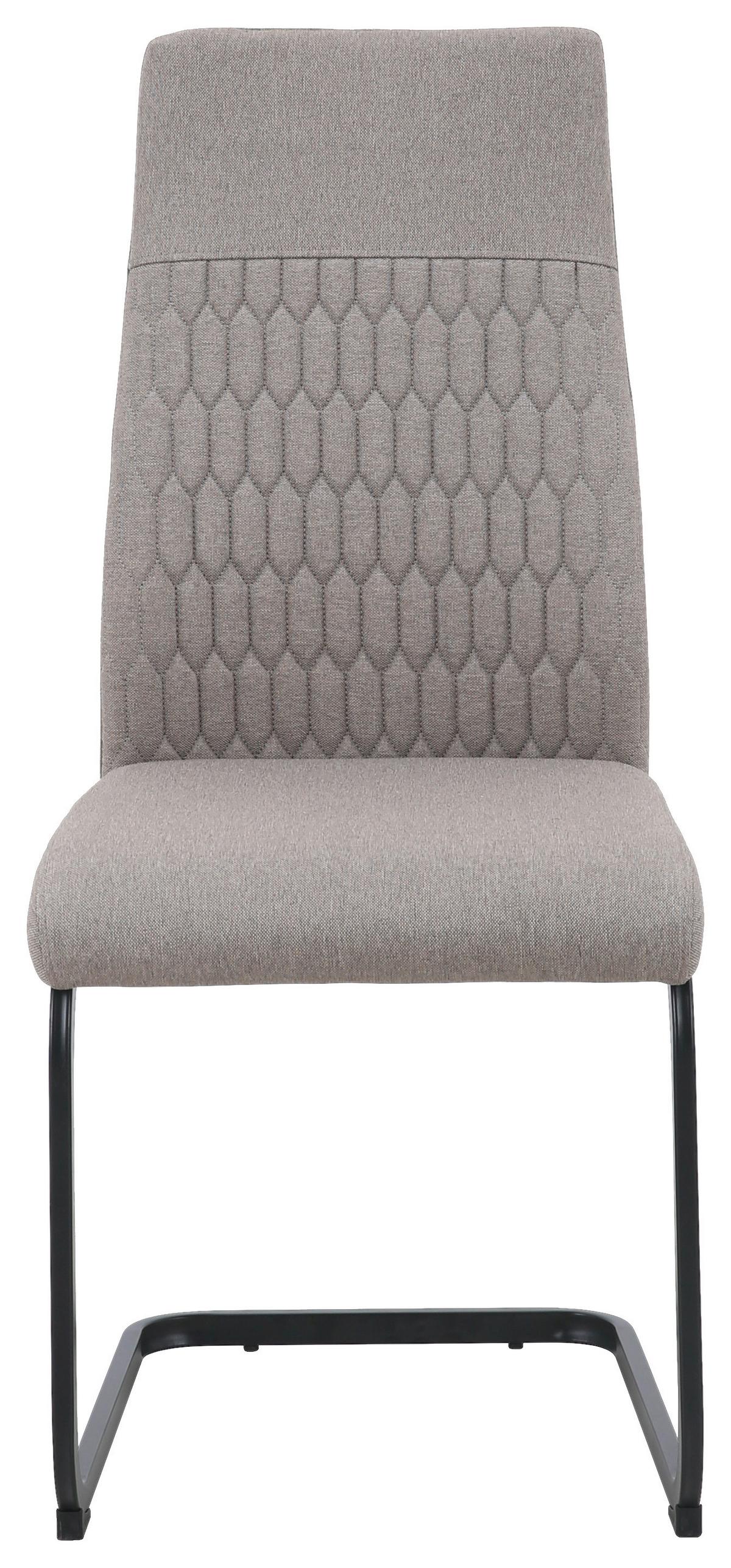 Stolica Erika - smeđa/crna, Basics, metal/tekstil (44/99/59cm) - Modern Living