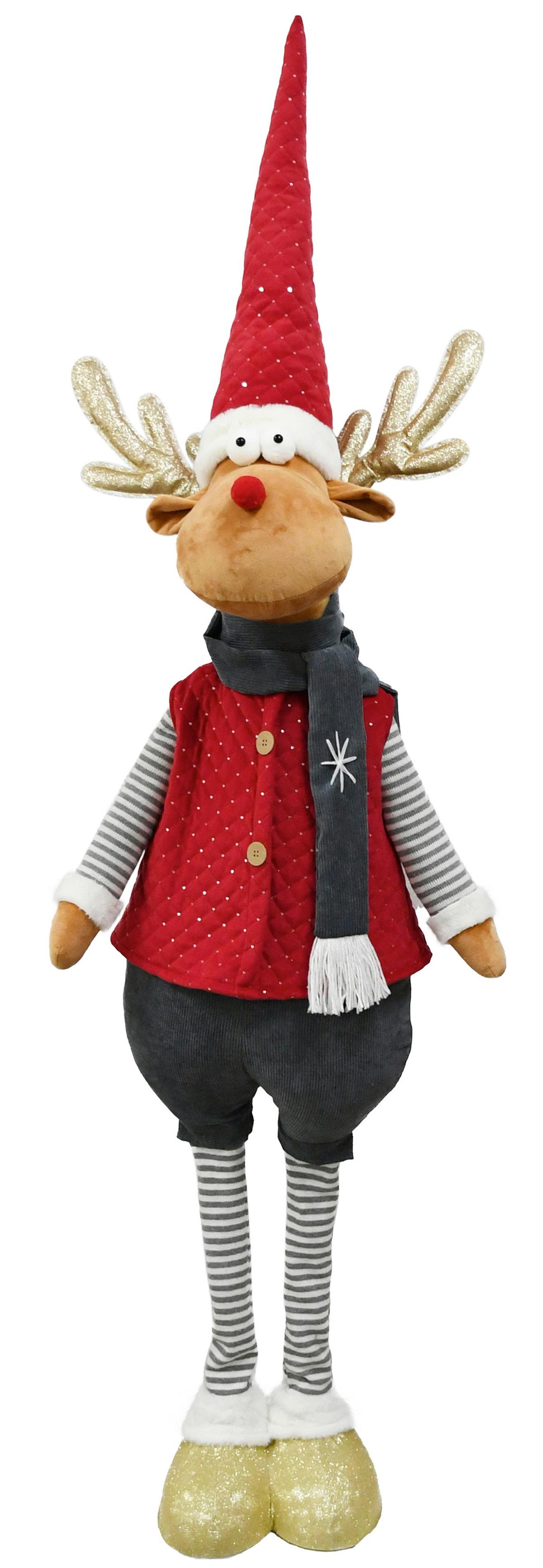 Ren decorativ Sascha cca. 140-185 cm - alb/auriu, plastic/metal (50/140-185/32cm) - Mömax