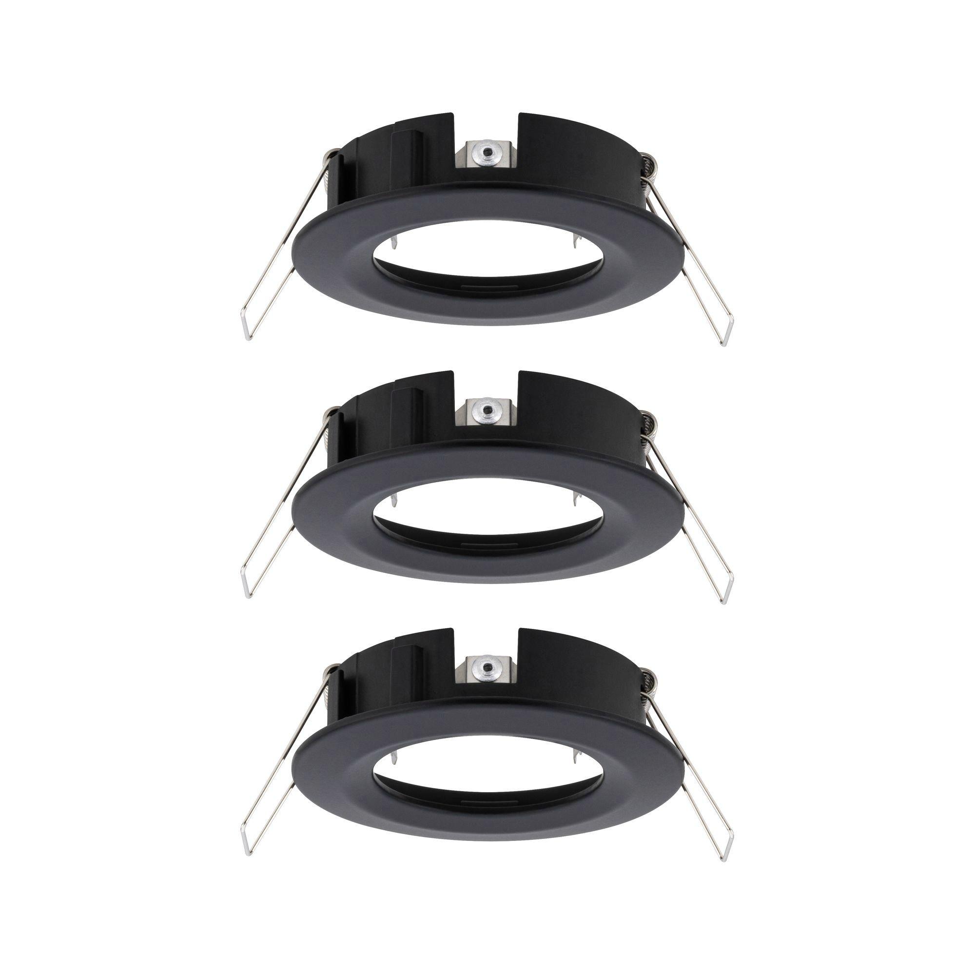 Deckenleuchte Choose! Spot Set in Schwarz/Alufarben max. 10 W - Alufarben/Schwarz, Basics, Metall (8,4cm) - Paulmann
