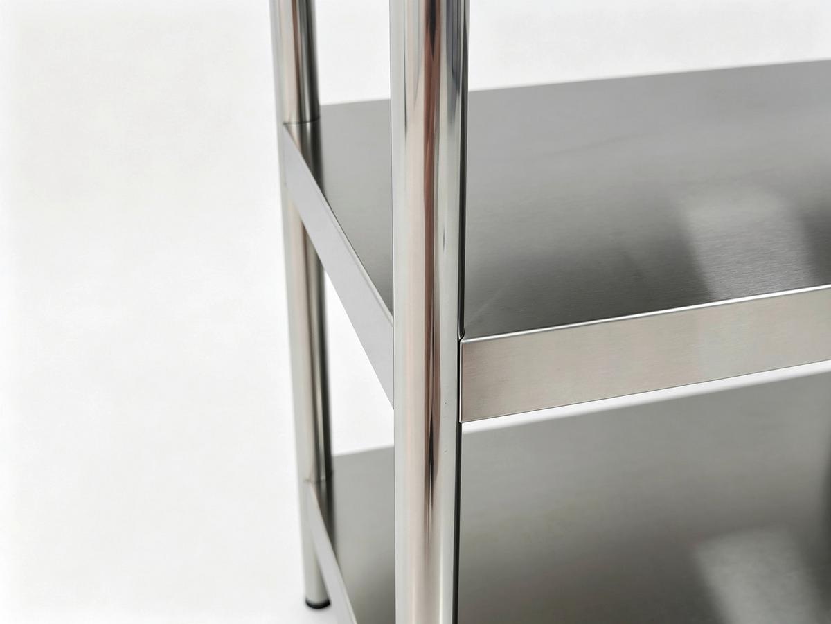 Servierwagen Sandro Silberfarben - Silberfarben/Schwarz, KONVENTIONELL, Kunststoff/Metall (95/88/55cm) - Mömax