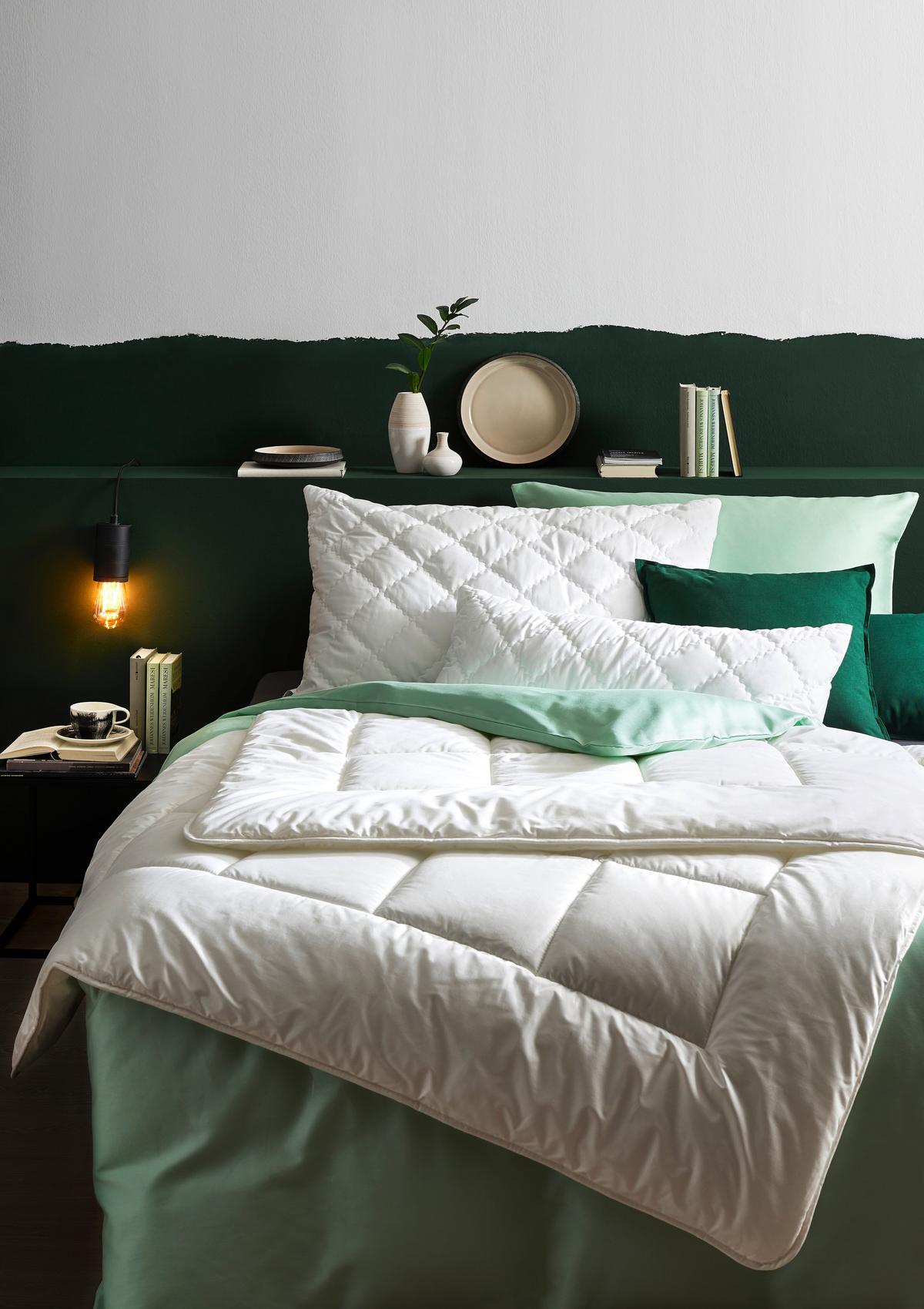 KOŁDRA CAŁOROCZNA ALCANDO UNO - szampanowy, Basics, tkanina (135/200cm) - Billerbeck