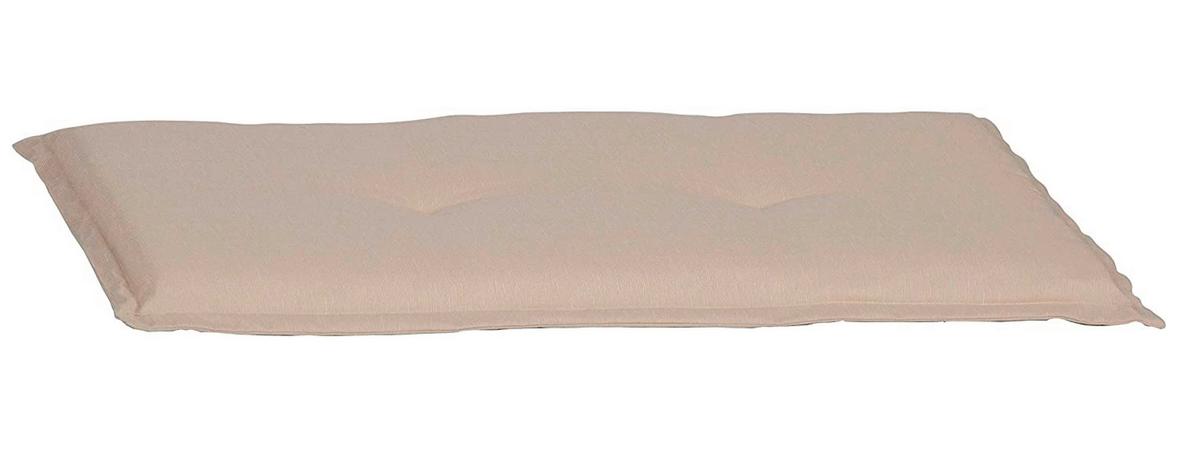 Blazina Za Klop Ascot, Bež, 145x45 - bež, Basics, tekstil (145/45/7cm)