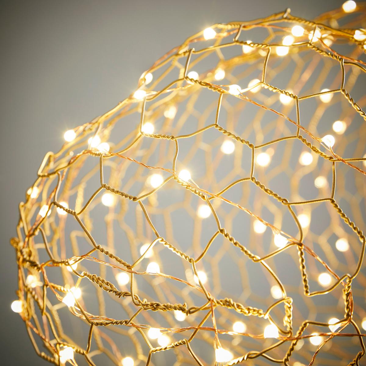 LED-Hängeleuchte Hayden max. 10 Watt - Goldfarben, Trend, Metall (76/40/147cm) - By Rydéns