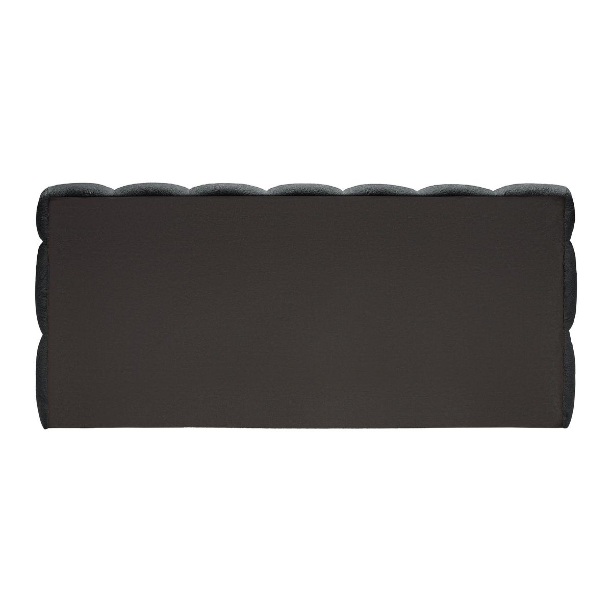 Polsterbett Monte Schwarz ca. 160x200cm - Schwarz, KONVENTIONELL, Kunststoff/Textil (160/200cm) - Based