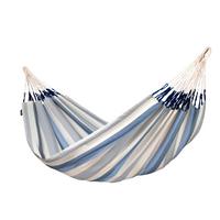 Hängematte Classic Double Hammock Outdoor Blau/Weiß - Blau/Weiß, KONVENTIONELL, Textil (160/350cm) - La Siesta