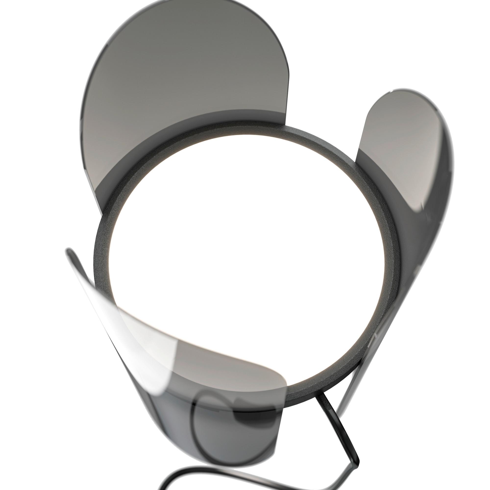 Tischleuchte Insight Schwarz max. 6 Watt - Transparent/Schwarz, Trend, Kunststoff/Metall (15/30/15cm) - MAYTONI