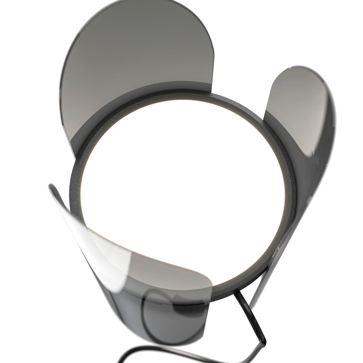 Tischleuchte Insight Schwarz max. 6 Watt - Transparent/Schwarz, Trend, Kunststoff/Metall (15/30/15cm) - MAYTONI