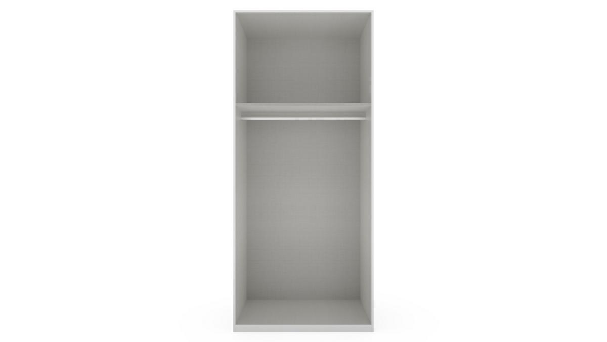 Ormar S Klasičnim Vratima New York B - bijela, Konvencionalno, drvni materijal/metal (90/236/58cm) - Modern Living