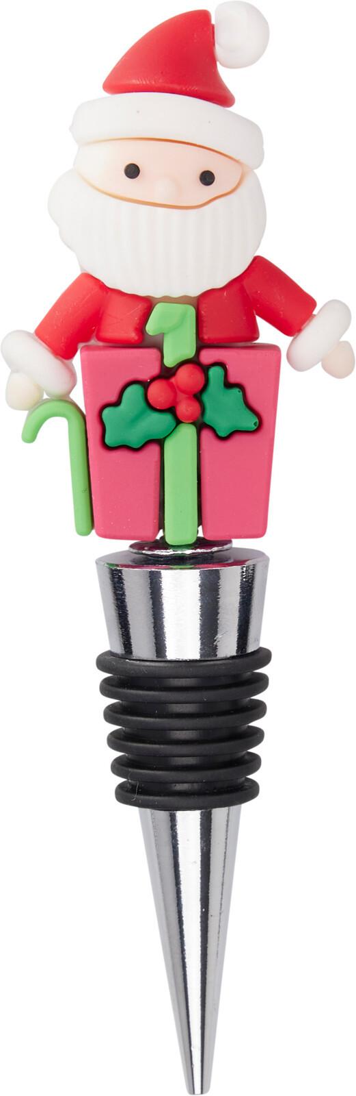 Čep Za Vino Tis The Season - višebojno, Basics, metal/plastika (12cm)
