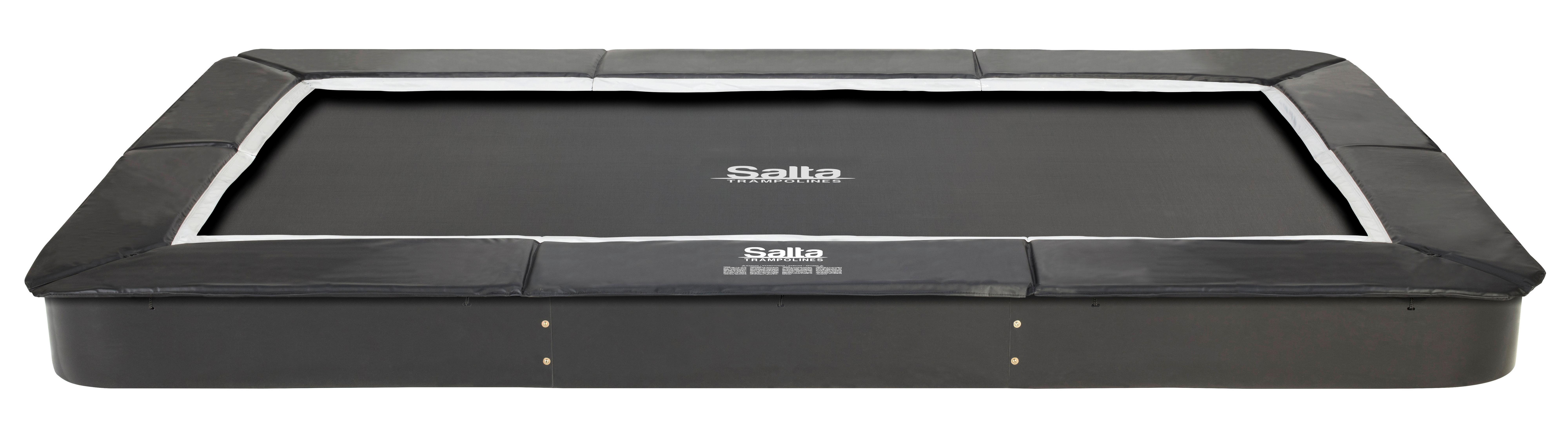 Bodentrampolin Salta Royal ca. 244x396cm - Schwarz, KONVENTIONELL, Metall (244/396cm) - Salta