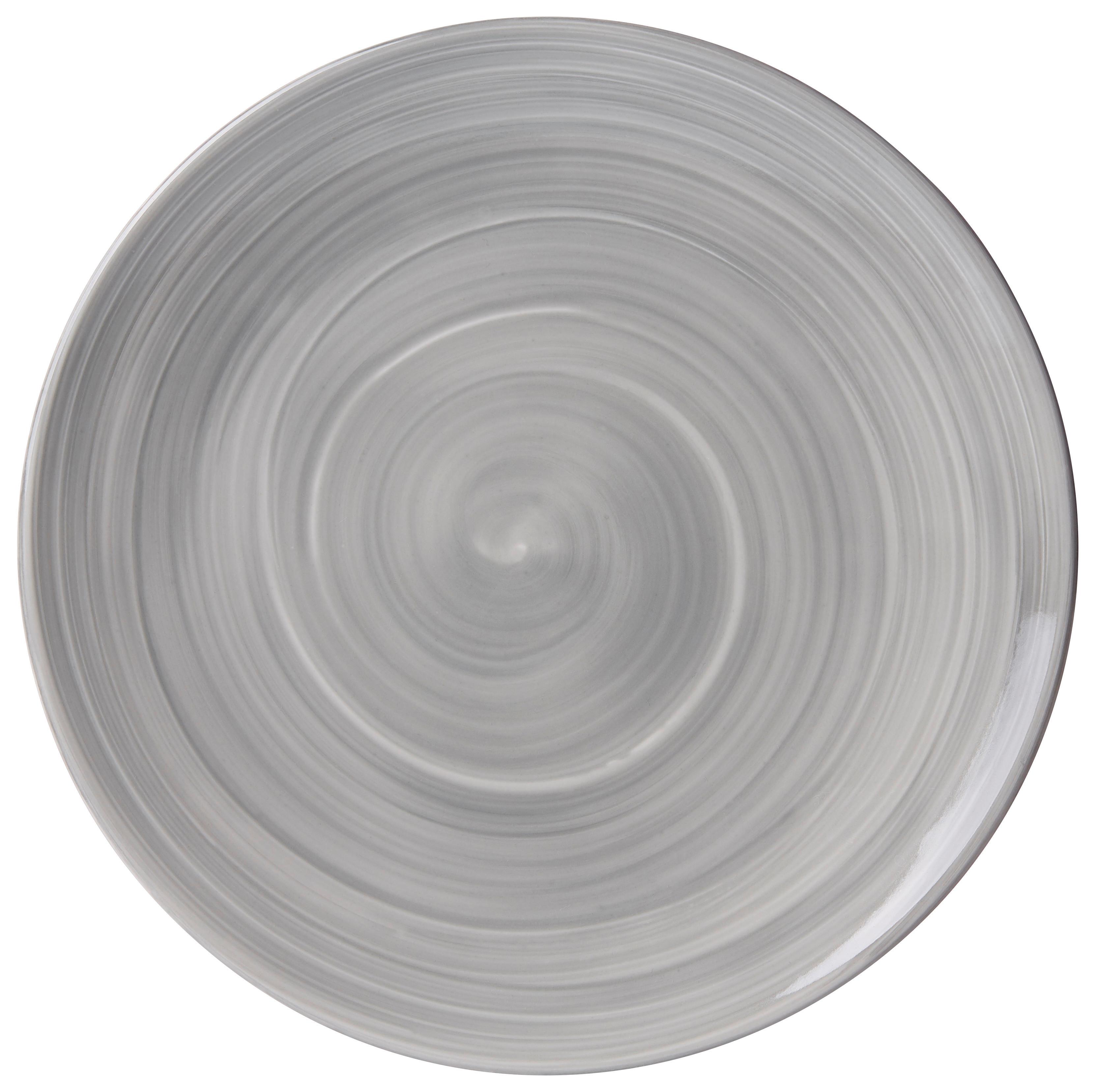 TALERZ OBIADOWY 745078 - szary, Konventionell, ceramika (26cm) - Ritzenhoff Breker