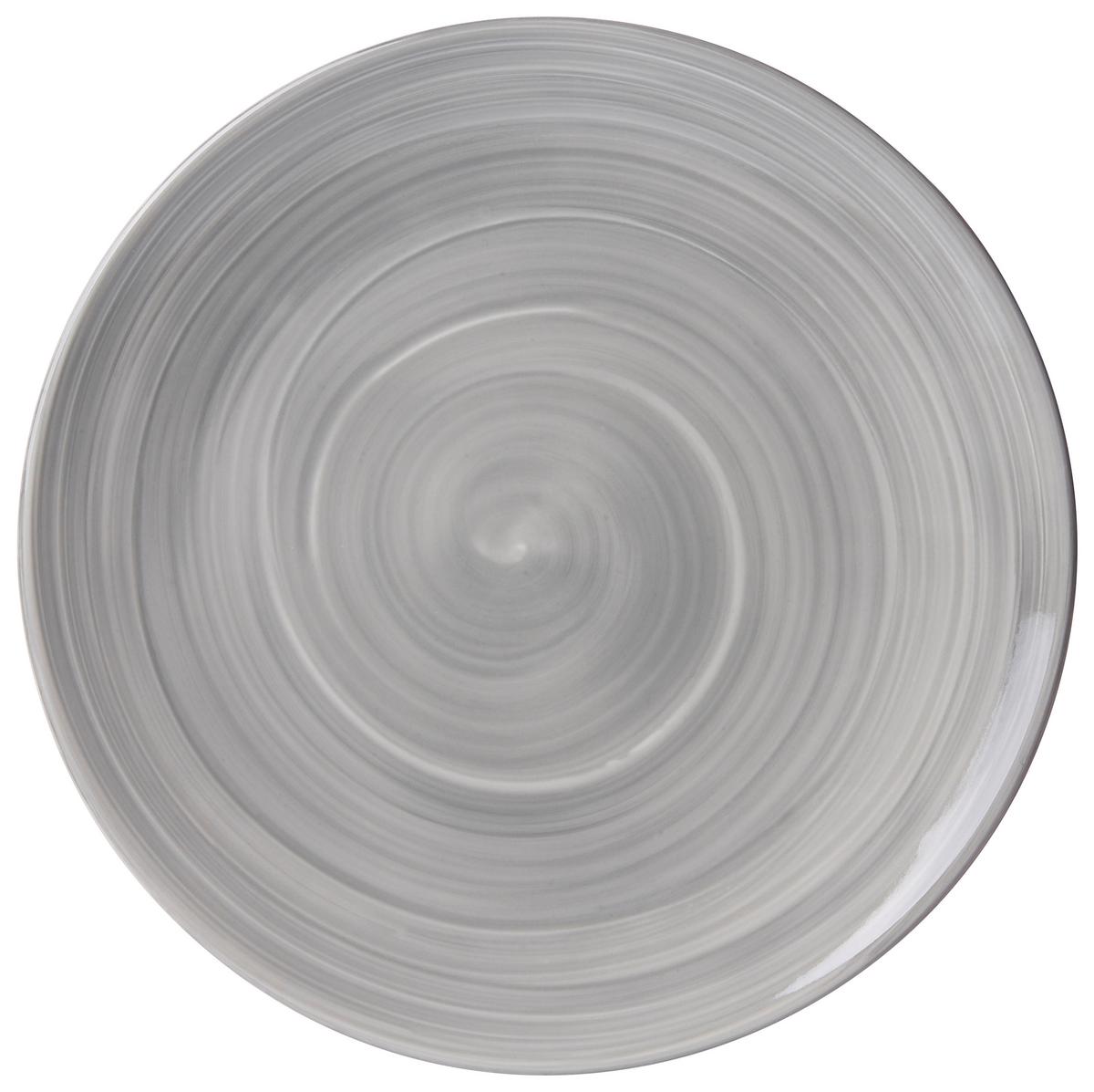 TALERZ OBIADOWY 745078 - szary, Konventionell, ceramika (26cm) - Ritzenhoff Breker