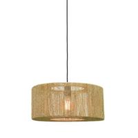 Függőlámpa Iguazu/h/5022/n - fekete/világosbarna, Natur, műanyag/természetes anyagok (52/35cm) - Good & Mojo