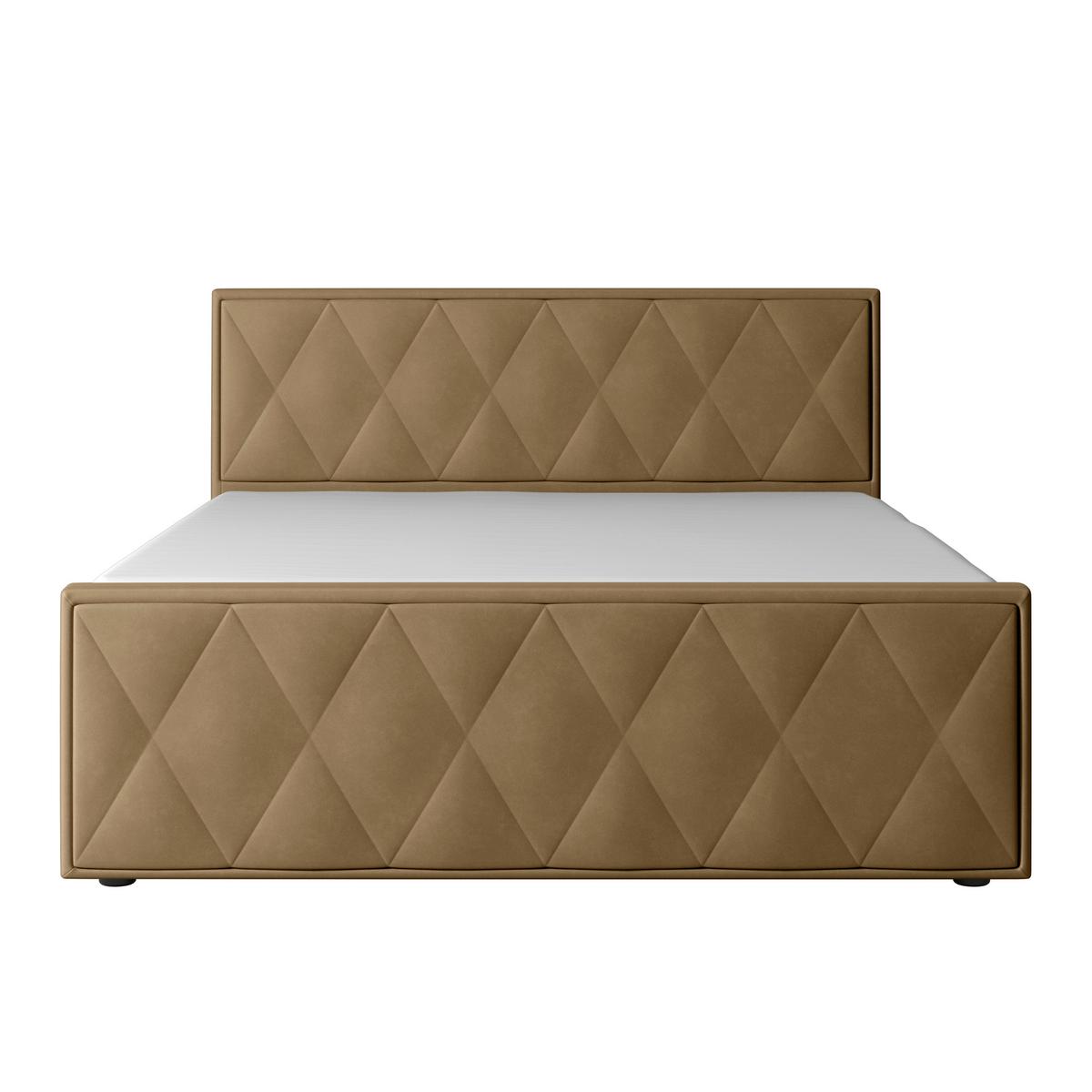 Boxspringbett Porto ca. 180x200 cm Beige - Beige, MODERN, Holz/Kunststoff (180/200cm) - MID.YOU