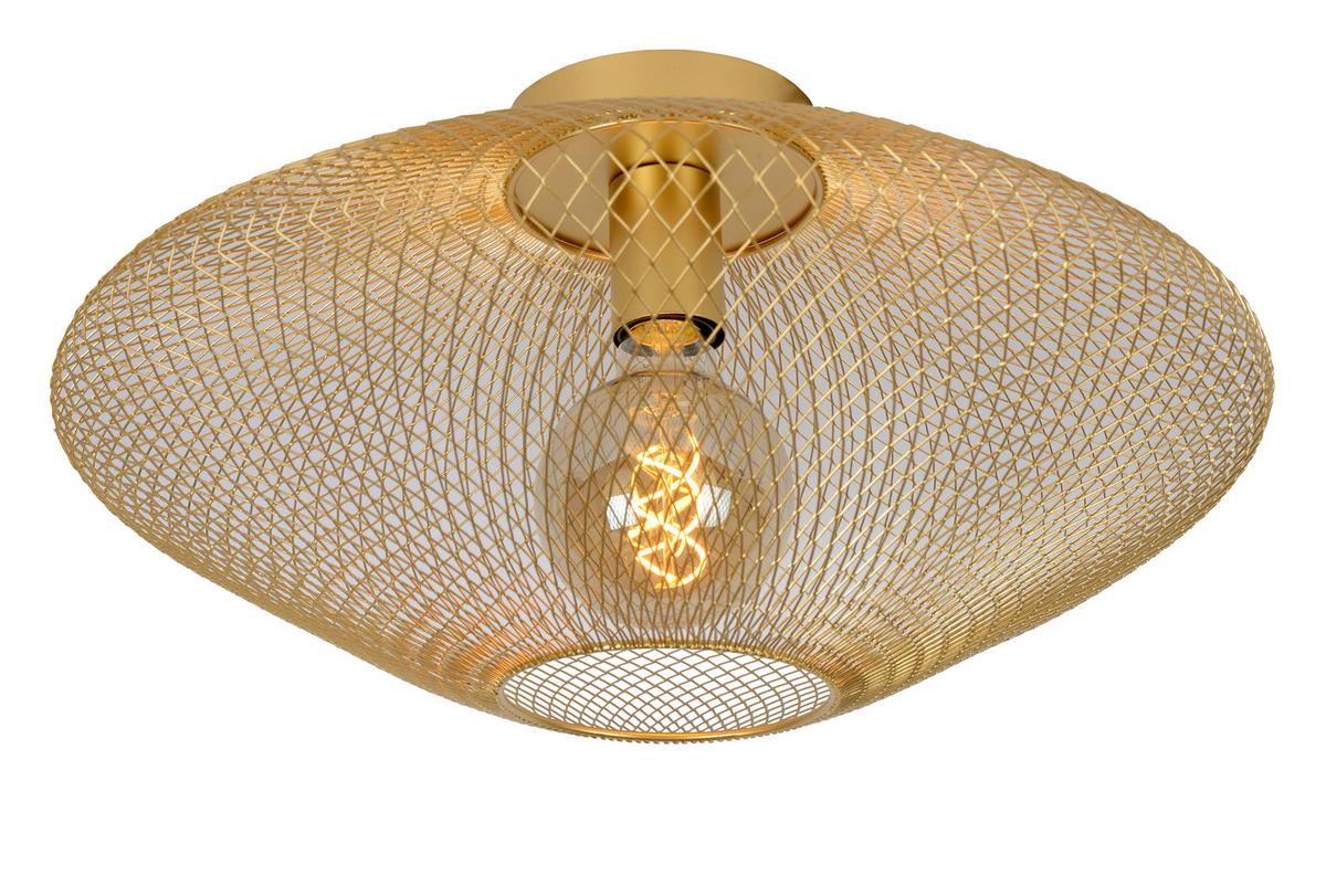 LAMPA SUFITOWA 21123/45/02 MESH - kolor mosiężny, Konventionell, metal (45/24cm) - Lucide