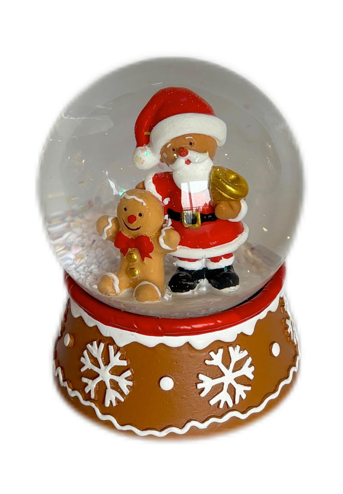 Figurină de Crăciun cu LED Lilu 3 - maro/alb, Konventionell, plastic/sticlă (6,5/8,2cm) - Mömax