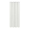 Perdea cu inele tip capsă Abby - alb, Konventionell, textil (140/235cm) - Modern Living