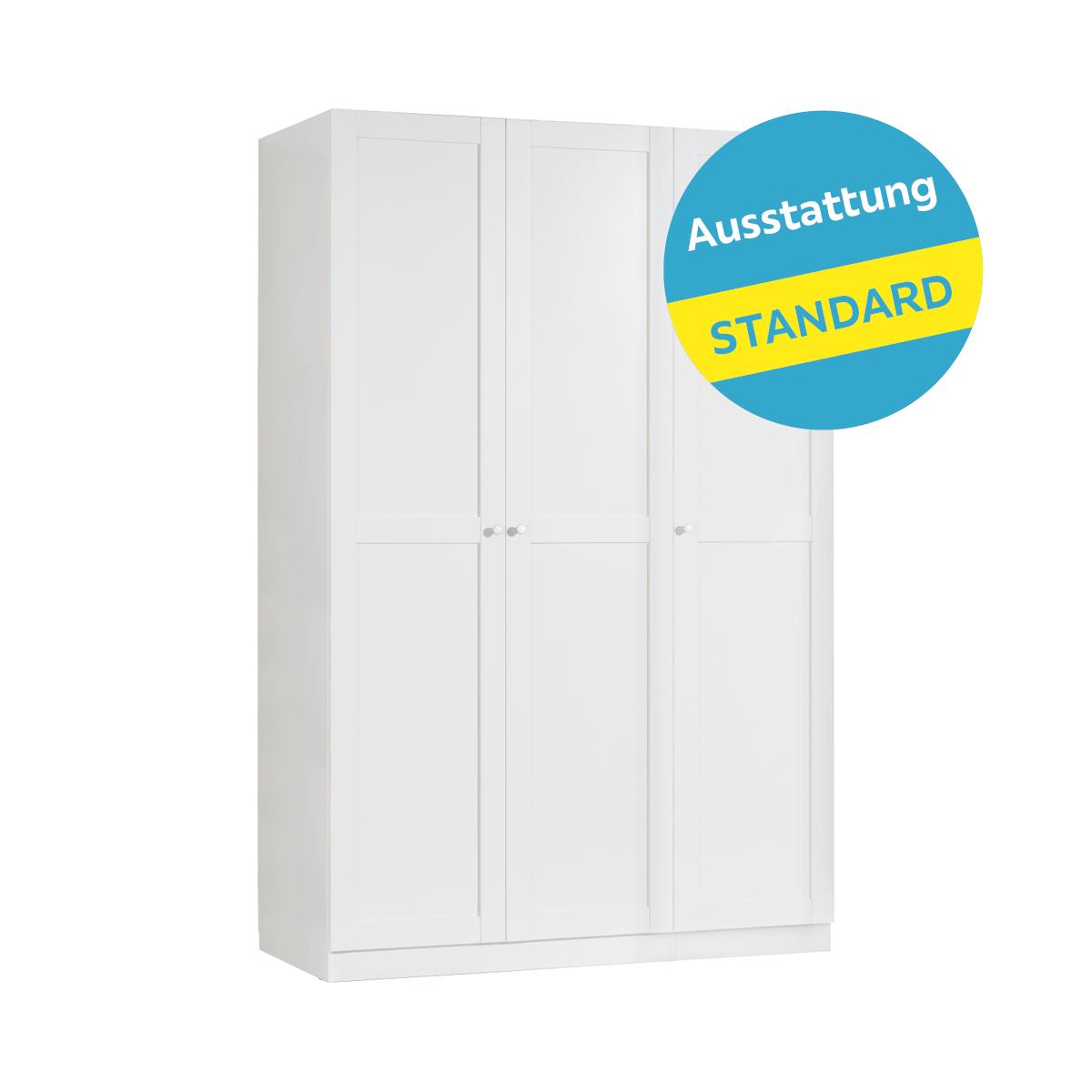 Șifonier Unit - alb, Modern, material pe bază de lemn (136,7/210/58,3cm) - Ondega