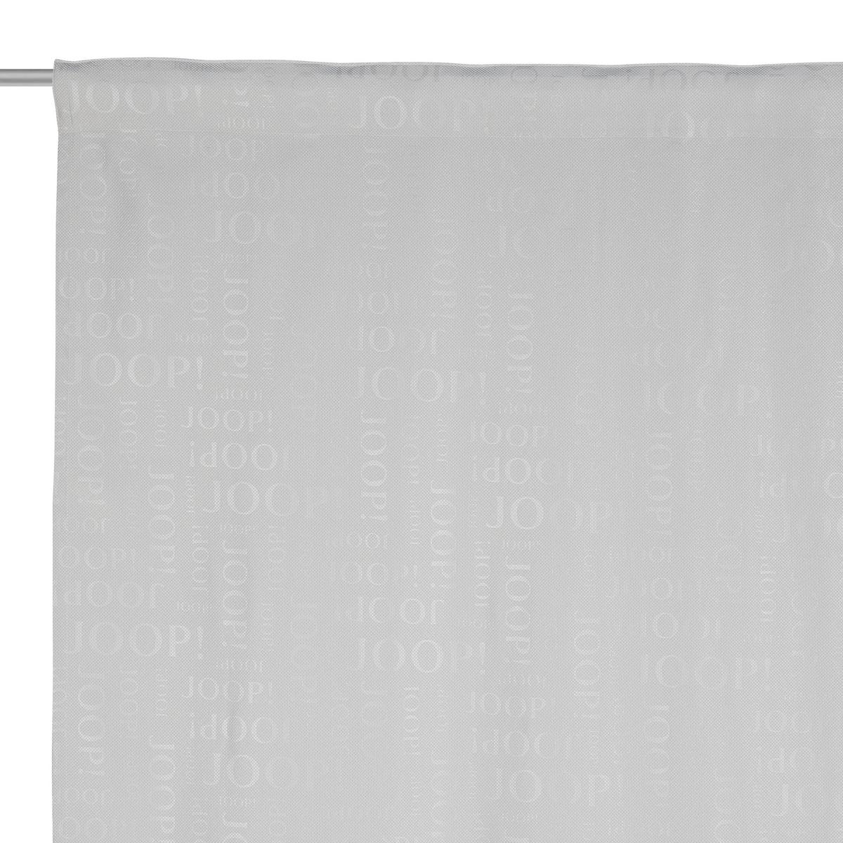 ZASŁONA GOTOWA JOOP! J-LABEL - jasnoszary, Design, tkanina (130/250cm) - Joop!