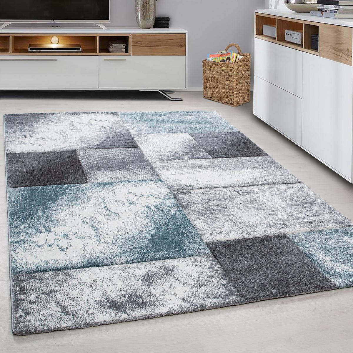 Webteppich Hawaii Blau ca. 200x290cm - Blau, KONVENTIONELL, Textil (200/290cm) - Novel