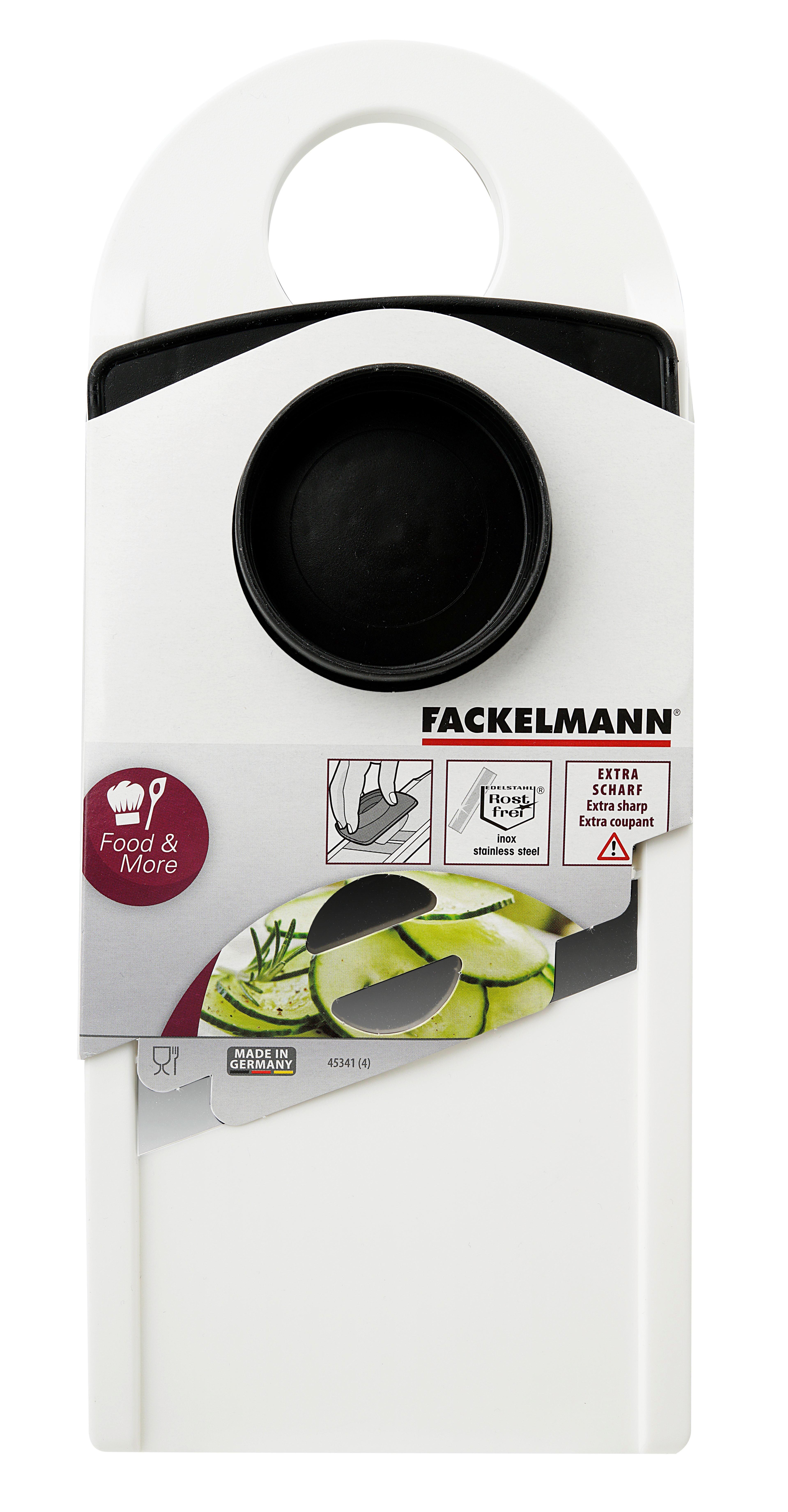 Zöldségszeletelő Eve - fekete/fehér, Konventionell, műanyag/fém (13/29cm)
