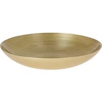 Bol decorativ Auriel - auriu, Basics, sticlă (30/6cm)