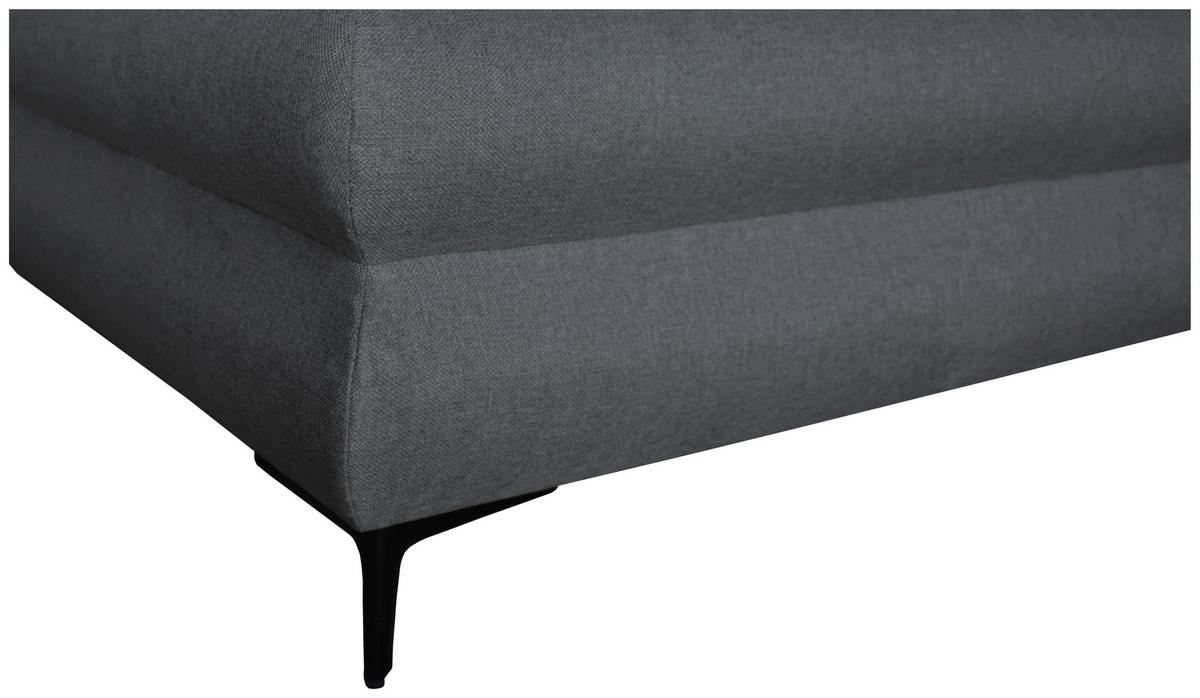 Canapea extensibilă SOHO - gri închis/gri, Modern, lemn/metal (201/89/89cm) - Best Price